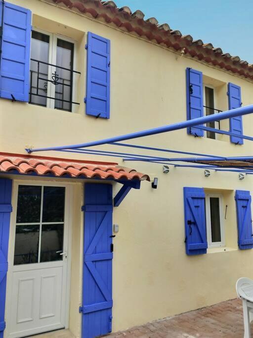 Bleu Lavande - Coquet Appartement Ambiance Village Istres Exterior foto